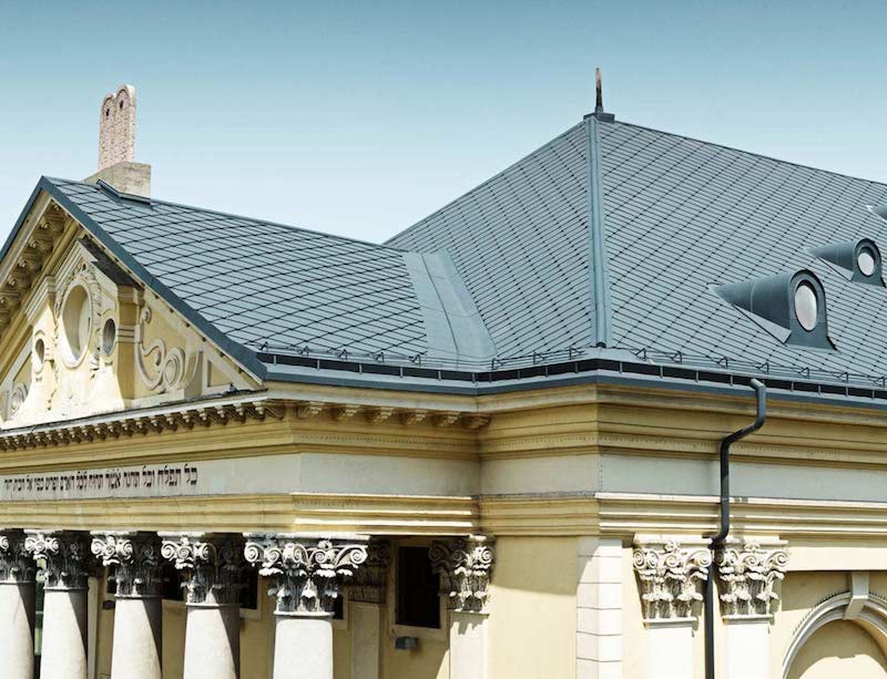 Takplatta, 44 x 44 mm stucco, Mörkbrun P.10 Takplatta, 44 x 44 mm stucco, Mörkbrun P.10