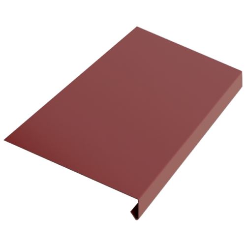 Droppbleck RŠ 250, Lackerad galvaniserad, Stålröd RAL 3009