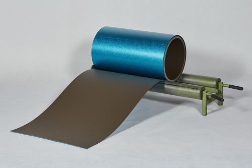 PREFA aluminiumplåt Prefalz 0,70 x 1000 mm Militärbrun - khaki P.10 stucco (RAL7013)