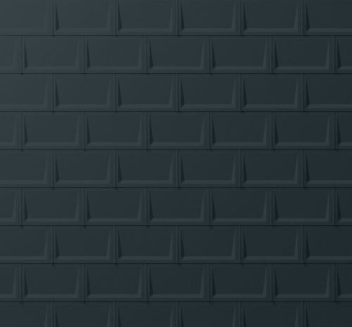 PREFA takpanel r.16, 700 x 420 mm stucco, Antracit P10 / förpackning 8,24 m2